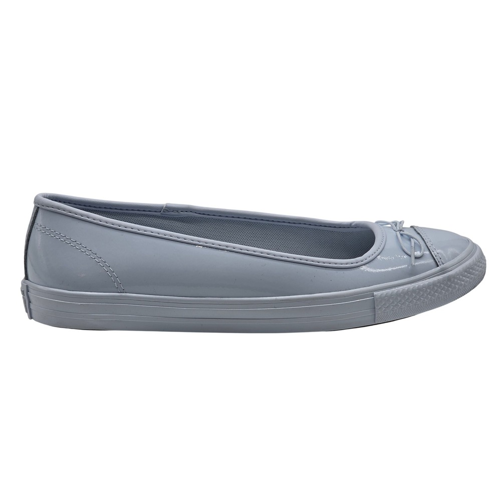 Converse CTAS Dainty Ballerina Shoes Women 9 Blue Patent Leather A14853C